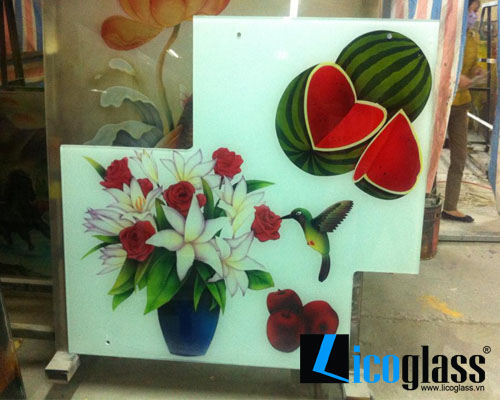  Mẫu tranh kính hoa quả hiện đại TKHQ02 - Licoglass