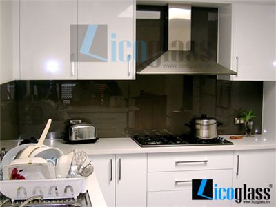 KÍNH ỐP BẾP LICOGLASS -  MÀU NÂU