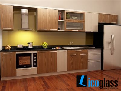 	KÍNH SƠN MÀU ỐP BẾP CHỊU NHIỆT 12 - LICOGLASS