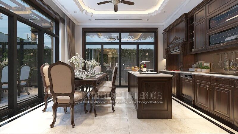 Gợi ý lựa chọn thiết kế nội thất tủ bếp kiểu dáng chữ i đẹp cho nhà biệt thự, chung cư cao cấp và sang trọng Thiết kế phòng bếp, tủ bếp đẹp