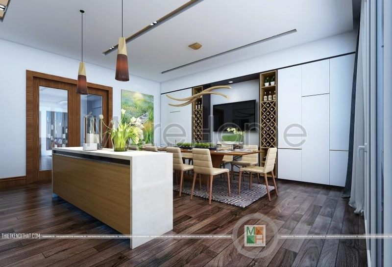 Bộ bàn ghế bọc sofa phòng ăn nhẹ nhàng cho không gian ấm cúng